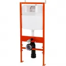 Инсталляция для унитаза BelBagno BB026 + BB044NERO с кнопкой смыва, черный матовый