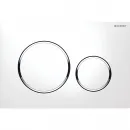 Инсталляция для унитаза Geberit Duofix Sigma 20 111.300.00.5 + 111.815.00.1 + 115.882.KJ.1 с кнопкой смыва, белый/хром/белый