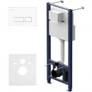Инсталляция для унитаза Am.Pm Pro S I012704.7001 с кнопкой смыва, белый глянец