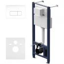Инсталляция для унитаза Am.Pm Pro M I012704.8001 с кнопкой смыва, белый глянец
