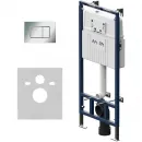 Инсталляция для унитаза Am.Pm MasterFit Pro C S I012710.0251 с кнопкой смыва, хром