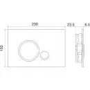 Инсталляция для унитаза BelBagno Sfera BB002-80/BB014-SR-BIANCO с кнопкой смыва, белый