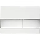 Инсталляция для унитаза Tece TECEsquare 9300302 + 9200010 + 9380014 + 9240802 с кнопкой смыва, белый/хром