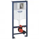 Инсталляция для унитаза Grohe Skate Cosmopolitan S 39750001 + 37535AL0 с кнопкой смыва, темный графит матовый