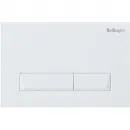 Инсталляция для унитаза BelBagno Marmi BB002-80/BB009-MR-BIANCO с кнопкой смыва, белый