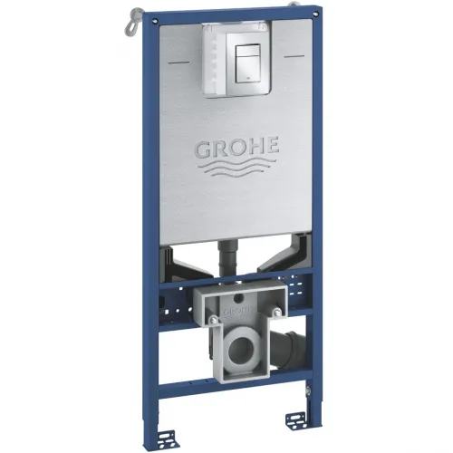Инсталляция для унитаза Grohe Skate Cosmopolitan S 39603000 с кнопкой смыва, хром