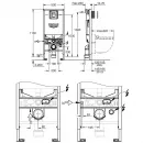 Инсталляция для унитаза Grohe Skate Cosmopolitan S 39603000 с кнопкой смыва, хром