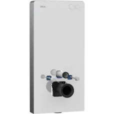 Инсталляция для унитаза Abber AC0107MW с кнопкой смыва, белый