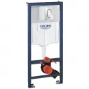 Инсталляция для унитаза Grohe Arena Cosmopolitan S 39750001 + 37624DC0 с кнопкой смыва, суперсталь