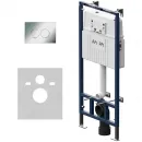Инсталляция для унитаза Am.Pm MasterFit Pro C L I012710.0151 с кнопкой смыва, хром