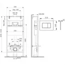 Инсталляция для унитаза Am.Pm MasterFit Pro C S I012710.0238 с кнопкой смыва, черный матовый