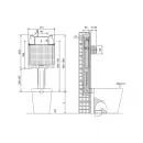 Смывной бачок скрытого монтажа BelBagno BB025-CS