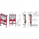 Инсталляция для унитаза-биде Tece TECEprofil 9300380
