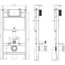 Инсталляция для унитаза Timo TWC-01