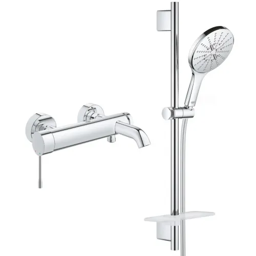Смеситель для ванны Grohe Essence New 33624001 + 26591000