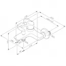 Смеситель для ванны Am.Pm X-Joy F85B10000