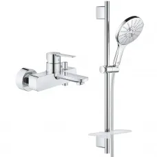 Смеситель для ванны Grohe Lineare 3384900 + 26591000
