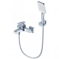 Смеситель для ванны Wonzon & Woghand Flex WW-88037072-CR с душевым гарнитуром, хром