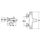 Термостат для ванны Jacob Delafon Robust E75772-CP + E99898RU-CP