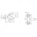 Смеситель для ванны Vitra Dynamic S A40953EXP