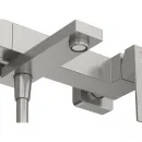 Смеситель для ванны Cezares Slider SLIDER-VD-IN с душевым гарнитуром, сатин