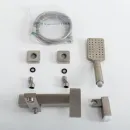 Смеситель для ванны Cezares Slider SLIDER-VD-IN с душевым гарнитуром, сатин