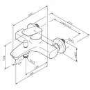 Смеситель для ванны Am.Pm Spirit 2.1 F71A10000