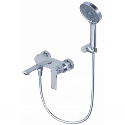 Смеситель для ванны Wonzon & Woghand Brilliant WW-88037079-CR с душевым гарнитуром, хром