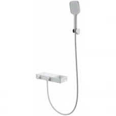 Термостат для ванны Wonzon & Woghand Shelf WW-B2551-MW с душевым гарнитуром, белый матовый