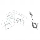Смеситель для ванны AM.PM Joy F85E15000