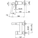 Смеситель для ванны Cisal Cherie CE00013021