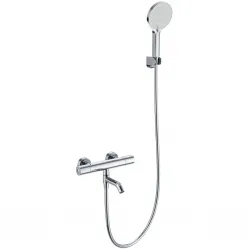 Термостат для ванны Wonzon & Woghand Inn 1 WW-B3013-A1-CR с душевым гарнитуром, хром