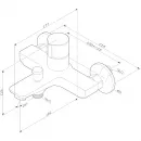 Смеситель для ванны Am.Pm X-Joy F85A10522
