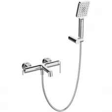 Смеситель для ванны BelBagno Acqua ACQUA-VASM/DFS-CRM с душевым гарнитуром, хром