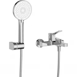 Смеситель для ванны BelBagno Albano ALBANO-VASM-CRM с душевым гарнитуром, хром