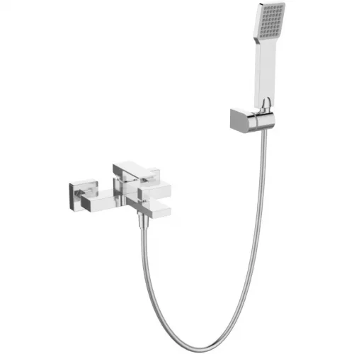 Смеситель для ванны BelBagno Romano ROM-VASM-CRM с душевым гарнитуром, хром