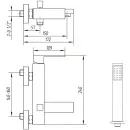 Смеситель для ванны Migliore Kvant ML.KVT-2703.CR