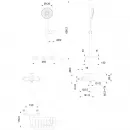 Смеситель для ванны Wonzon & Woghand Alfa WW-AE3201-CR с душевым гарнитуром, хром