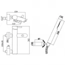 Смеситель для ванны Paffoni Light LIG023HG