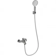 Смеситель для ванны Wonzon & Woghand Alfa WW-AE3204-CR с душевым гарнитуром, хром