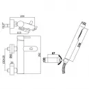 Смеситель для ванны Paffoni Light LIG023HGSP