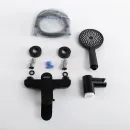 Смеситель для ванны Cezares Stylus STYLUS-VD-NOP с душевым гарнитуром, черный матовый