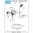 Смеситель для ванны Remer Qubika Q02