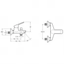 Смеситель для ванны Jacob Delafon Lucien E20848-CP + E32910-CP