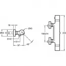 Термостат для ванны Jacob Delafon Rivoli E24325-CP + E32910-CP