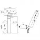 Смеситель для ванны Paffoni Light LIG023NO