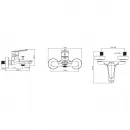 Смеситель для ванны Jacob Delafon Elite E32909-CP + E32910-CP