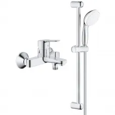 Смеситель для ванны Grohe BauEdge 23334000 + 27924001