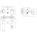 Смеситель для ванны Gessi Via Manzoni 38613#031
