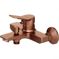Смеситель для ванны Am.Pm X-Joy F85A10044 розовое золото матовый